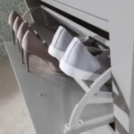 Sandhurst Shoe Cabinet - 3 Door - Grey - Image 6