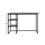 Sheffield Industrial Desk with Shelves - Image 6