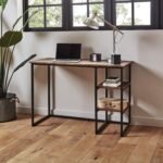 Sheffield Industrial Desk with Shelves