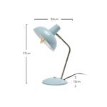 Outlet - Shildon 37cm Metal Desk Lamp - Duck Egg Blue - Image 2