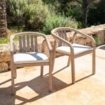 Outlet - Shiro Wooden Garden Chair - Set of 2 - Image 4