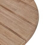 Outlet - Shiro Wooden Round Garden Dining Table - 160Cm - Image 4