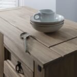 Corona 2 Drawers Sideboard - Solid Pine - Image 4