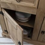 Corona 2 Drawers Sideboard - Solid Pine - Image 8