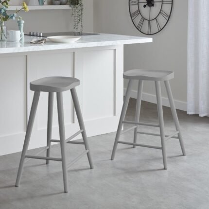 Silvester Bar Stool - Grey