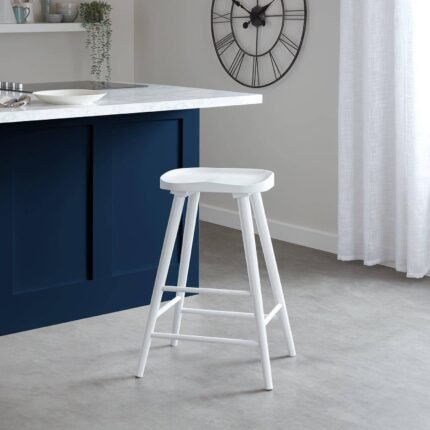 Outlet - Silvester Bar Stool - White