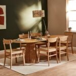 Sirana White Cotton & Burnt Orange Jute Pendant - Image 2