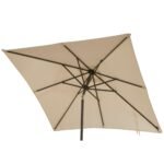 Square 2m x 2m Parasol - Cream - Image 2