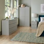 Stevie Double Wardrobe - Grey - Image 3