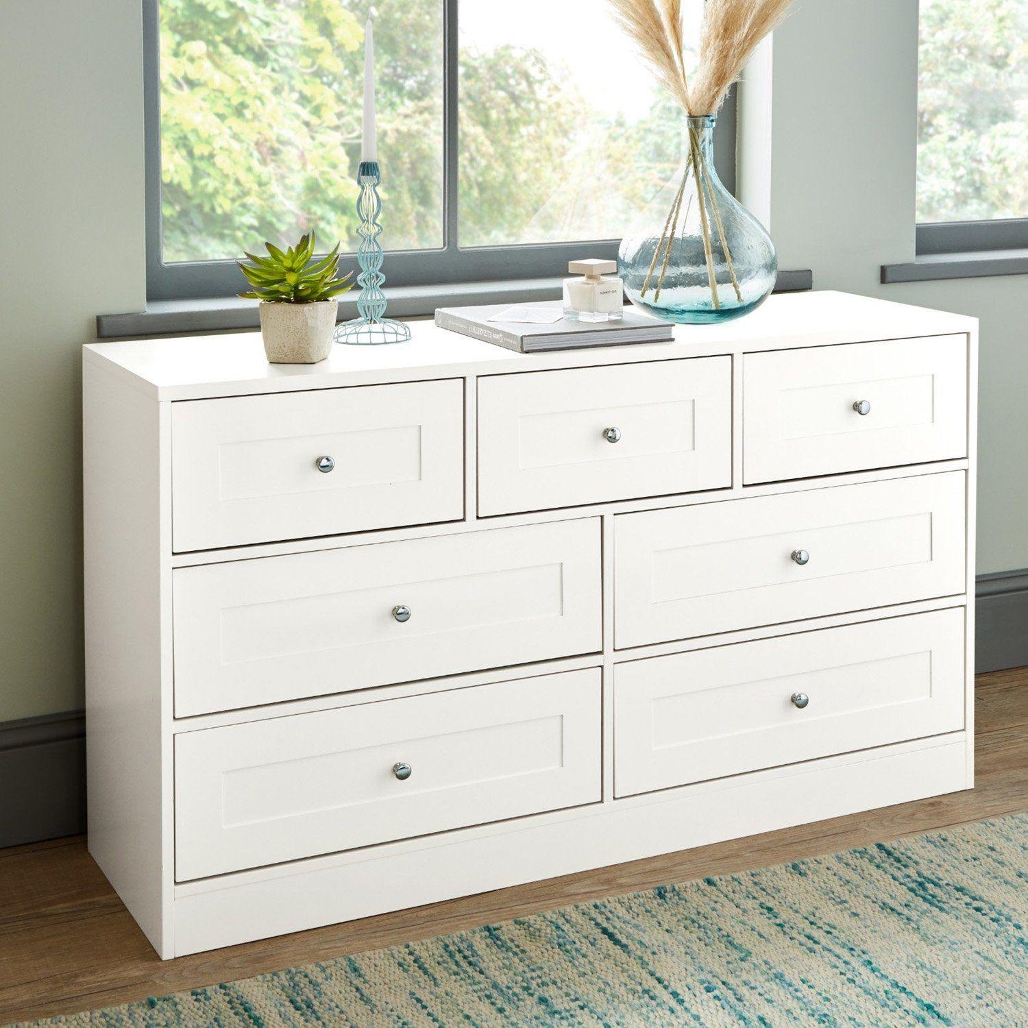 stevie-7-drawer-chest-of-drawers-white-laura-james-1 Stevie 7 Drawer Chest of Drawers - White