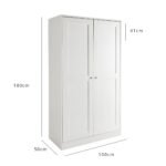 Stevie Bedroom Furniture Set - White - Image 11