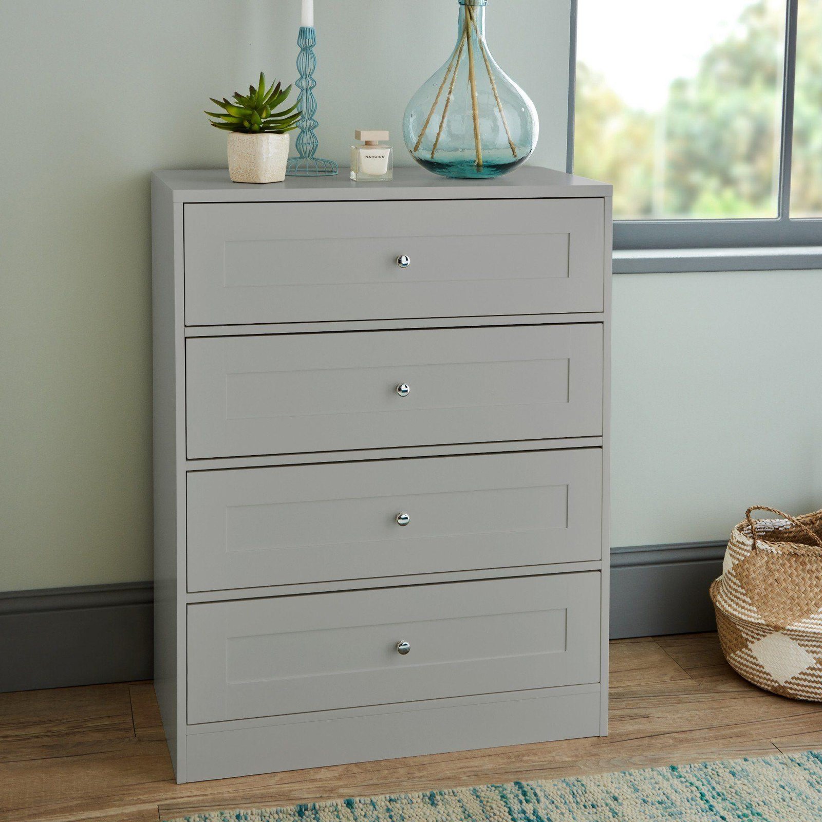 stevie-chest-of-drawers-4-drawer-grey-laura-james-1 Stevie Chest of Drawers - 4 Drawer Grey