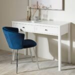 Stevie White Dressing Table with Drawers