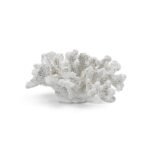 Outlet - Thurnham 12cm Coral Polyresin Ornament - White