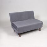 Outlet - Una Double Sprung Sofa Bed - Grey - Velvet - Image 7