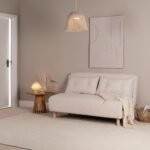 Outlet - Una Double Teddy Sprung Sofa Bed - Warm White - Image 3