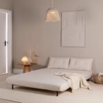Una 2 Seater Double Sofa Bed - White Teddy - Image 2
