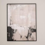 Walsden 92X72cm Abstract Wall Art - Black Frame