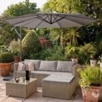 Weston 4 Seater Rattan Garden Corner Sofa Set - Natural Weave - Image 3