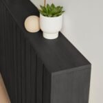Willow Medium Radiator Cover - Black Oak - Image 3