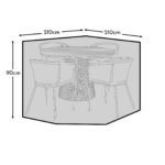 Large Round Garden Furniture Cover - Shiro & Ashby 8 Seater Sets - Image 7