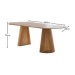 Willow Pale Oak  Oval Dining Table - Image 10