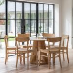 Willow Pale Oak Round Dining Table - Image 10