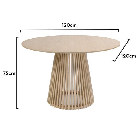 Willow Pale Oak Dining Table Set - 4 Seater - Freya Sand Dining Chairs - Whitewash Legs 1 Willow 4 Seater Pale Oak Dining Table Set - Freya Oatmeal Dining Chairs with Pale Oak Legs - Laura James