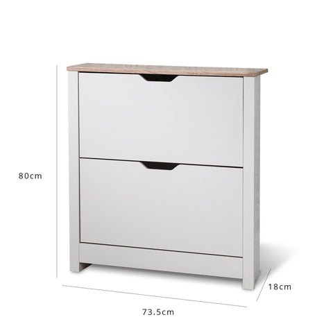 windosr2 39535422 c1f7 41cd a108 Outlet - Windsor Shoe Cabinet - 2 Door - White