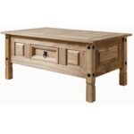 Corona Solid Pine Coffee Table - Image 9