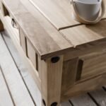 Corona Solid Pine Coffee Table - Image 6