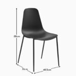 Wren Black Garden Chairs - Set of 2 - Image 9