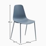 Outlet - Wren Dining Chairs - Set of 4 - Blue - Image 10