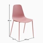 Wren Dusty Pink Garden Chairs - Set of 2 - Image 9