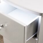 Aria White Gloss with LED Lighting 6 Drawer Wide Chest - Image 5