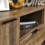 Moreno Rustic Oak 2 Door 1 Drawer Wide TV Unit - Image 3