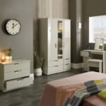 Beckett Gloss Dressing Table with Stool - Image 4