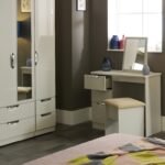 Beckett Gloss Dressing Table with Stool - Image 2