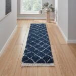 Willow Shaggy Tasselled Diamond Rug - Image 39