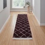 Willow Shaggy Tasselled Diamond Rug - Image 48