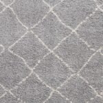Willow Shaggy Tasselled Diamond Rug - Image 43