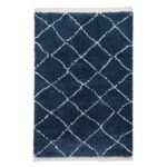 Willow Shaggy Tasselled Diamond Rug - Image 49