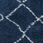 Willow Shaggy Tasselled Diamond Rug - Image 54