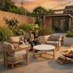 Evora 5 Seater Lounging Set with Coffee Table