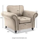 Edward Faux Leather Armchair - Image 25