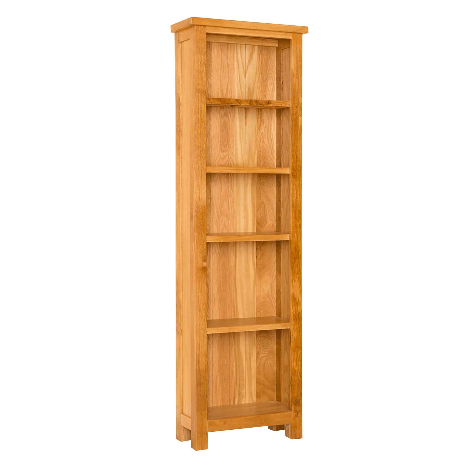 G1992-newlyn-oak-narrow-bookcase-roseland-furniture-5_177e72fd-e705-4e81-80ab-e27cf09f333b Newlyn Oak Narrow Bookcase - Image 1