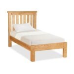 Zelah Oak Low 3ft Bed Frame - Image 2