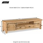 Zelah Oak Extra Wide TV Unit 200cm - Image 20
