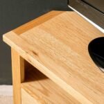 London Oak Corner TV Stand - Image 4