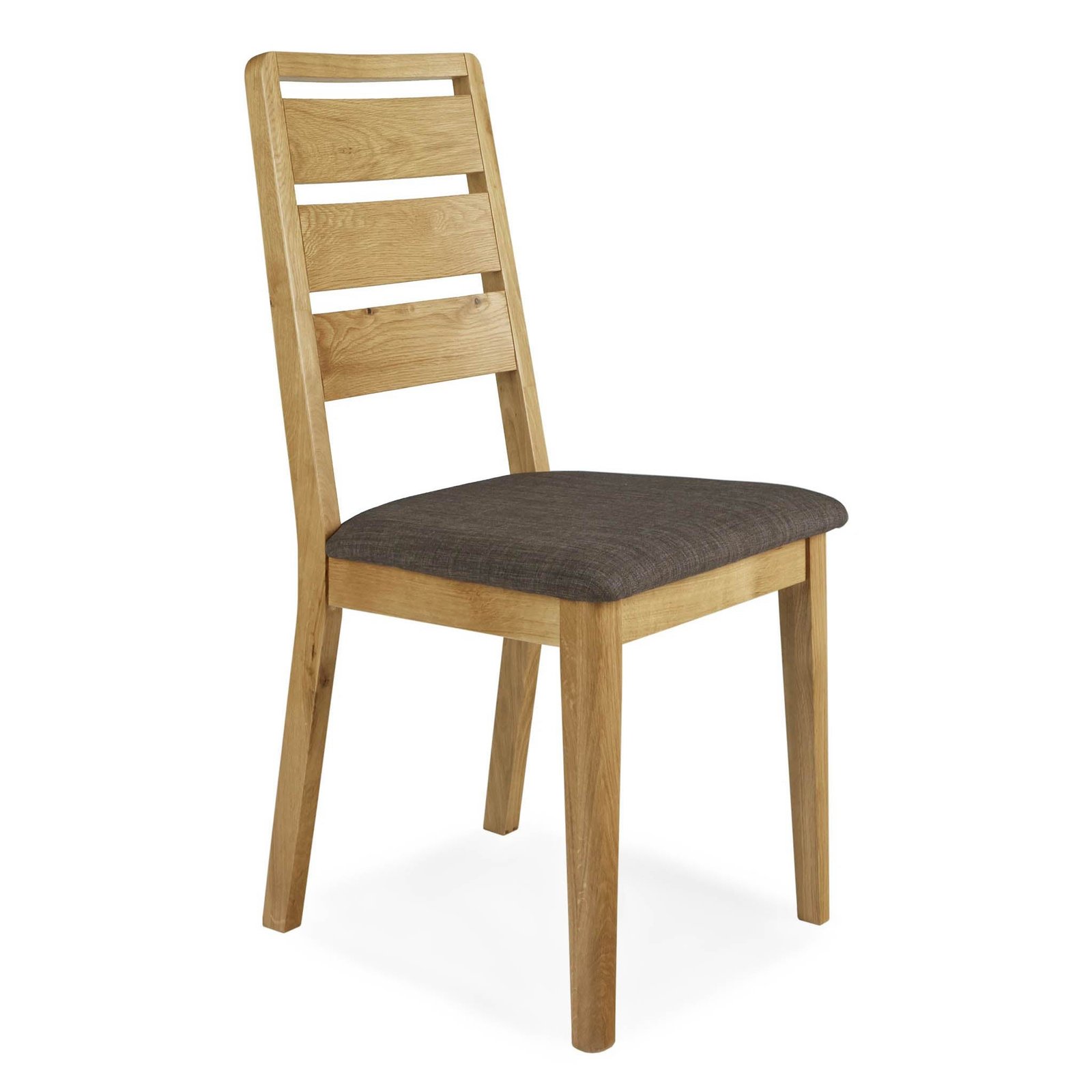 G4556-alba-oak-ladder-back-dining-chair-roseland-furniture-1d_c2d3fec9-3d61-4634-9205-7e914510df89 Alba Oak Ladder Back Dining Chair - Image 1